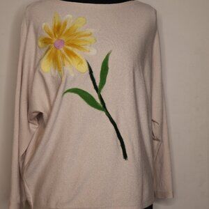 TJ Maxx Aaeda Sunflower Graphic Sweater